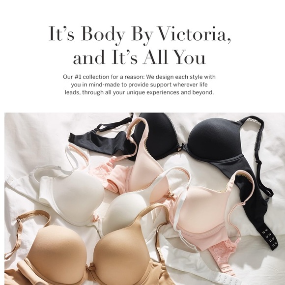 NWT Victoria's Secret Body by Victoria Full Coverage Lightly Lined T-Shirt Bra - Picture 8 of 14
